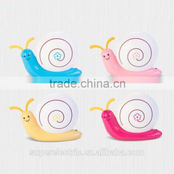 Unique design cute snail shape night lamp promotional wholesale animal baby night light                        
                                                Quality Choice