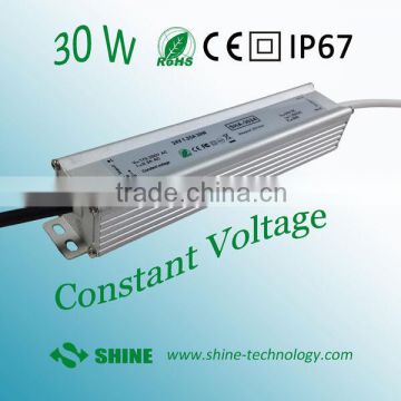 High quality led driver manufacturer shenzhen for waterproof switching power supply ip67 ip68, power led 30w 24v