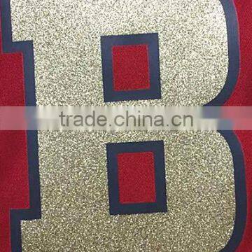 Wholesale cheap price sports wear printing iron on transfer glitter paper