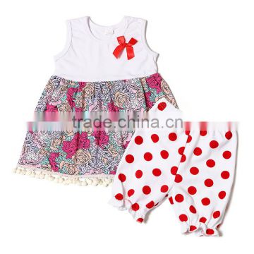 online wholesale 0-24 months baby clothing sets infants summer plain cotton design 2016 new fashion design for newborn girls