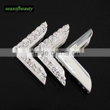 Wholesale Rhinestone Silver Book Corner for Horse Browband