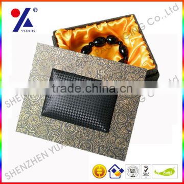 Custom logo printed paper jewelry gift paper packaging box wholesale OEM/Factory price/MOQ1000pcs/Free sample