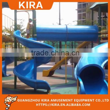 KIRA Outdoor Preschool Children Plastic Playground Slide For Sale