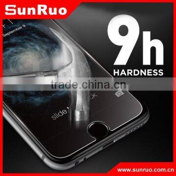 9H hardness 2.5D round edge tempered glass screen protector for iphone6&iphone6 plus