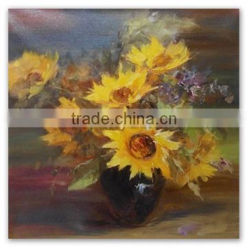 ROYIART Stock flower oil painting on canvas very good price #0063