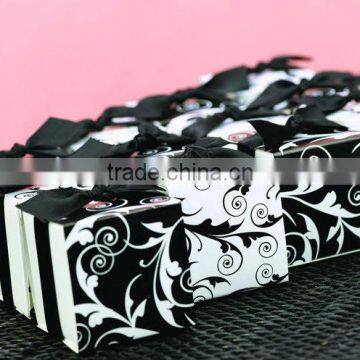 mini square paper gift box with bowknot