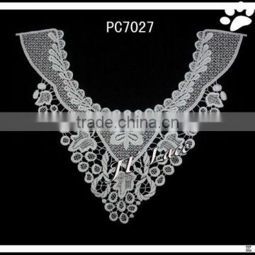 Wholesale polyester chemical lace collar for lady garment(PC7027)