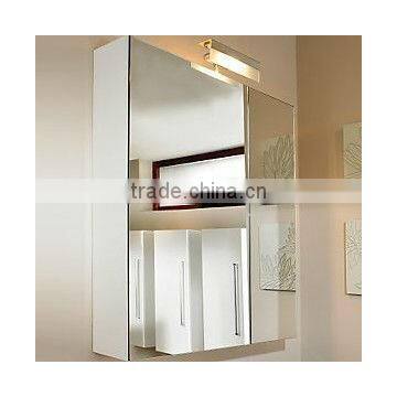 French style Aluminum Rectange Bathroom Vanity Cabinet with Mirror doors