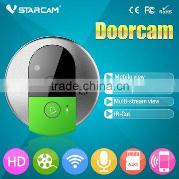 Vstarcam 2015 New Arrival C95 peephole door wifi camera with 720P HD picture quality remote access IOS Android supported