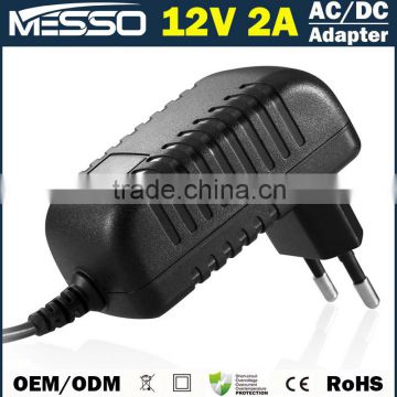 12V Led Candle Adapter 12V 2A 24W AC To DC Adapter