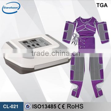 apparatus for vacuum-roller lymphatic drainage massage pressotherapy