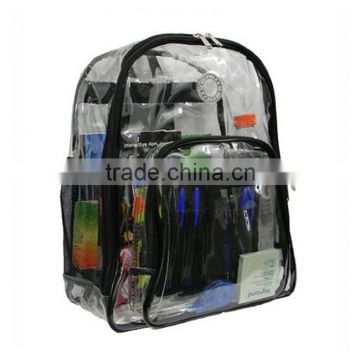 Most popular heavy duty clear backpack simple latest backpack