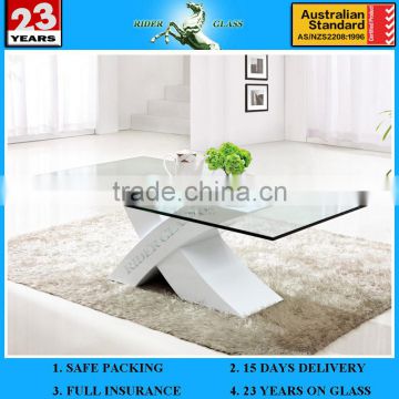 High Quality 5mm Toughened Glass Modern Dining Table Glass