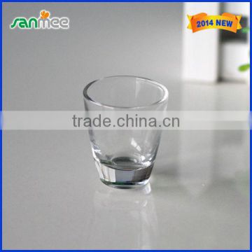 2014 Newest Machine Pressed And Clear Drinking Glass Cups
