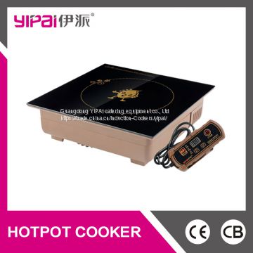 commercial use induciton stove hotel kitchen cooktop square hotpot induction cooker with wire control