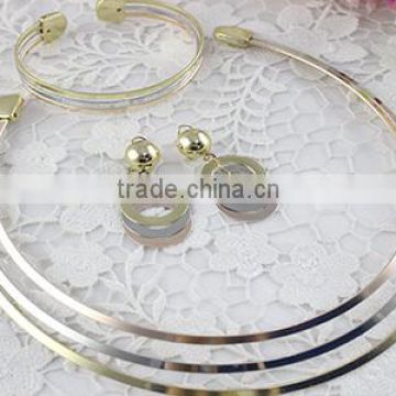 Factory Price Popular African Gold Jewelry For Party Africa Jewelry Set Gold Color 2015