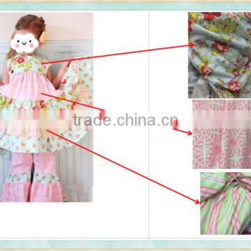 children clothing sets floral print bulk baby girl outfit 2017 2pcs cheapest in alibaba