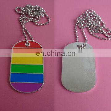 Wholesale rianbow LGBT gay pride dog tags for man