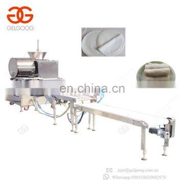 Commercial Used Pastry Dough Crepe Sheet Spring Roll Machine Samosa Sheet Production Line