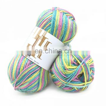 Bright color 7NM/4 100% acrylic wool like yarn with incredible sheen