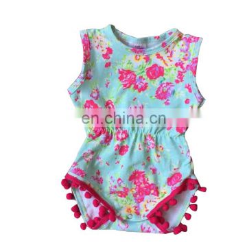 Yifan new design spring summer floral baby clothes romper