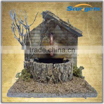 HY13039 Wood Nativity Stable