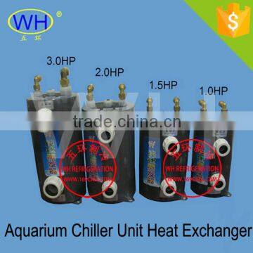 Aquarium heat exchanger of aquarium ciller