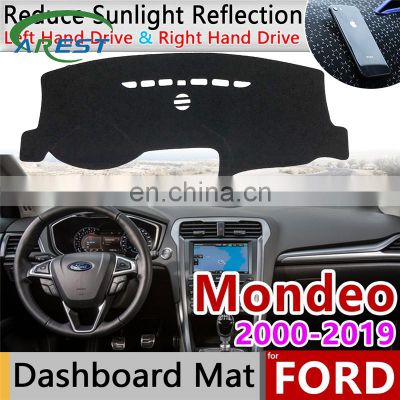 for Ford Mondeo MK3 MK4 MK5 2000~2019 Anti-Slip Mat Dashboard Cover Pad Sunshade Dashmat Carpet Accessories 2004 2006 2008 2012