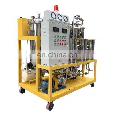 China Supplier cheap price used cooking oil purifier machine/deep frying oil recycling purifier/using stainless steel filters