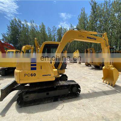 KOMATSU PC60 PC78 PC120 excavator , Used komatsu pc60-7 digging machine , komatsu pc60 excavator