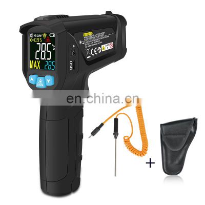 Digital Professional IR Laser Thermometer pyrometer digital industrial thermometer gun for industry Non-contact Pyrometer