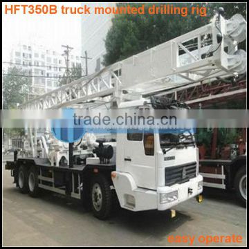 300m depth HFT350B truck mounted rock drilling machine