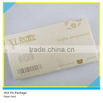 Hot Fix Rhinestone Paper Package 7.5cmx13cm 10 Gross Package                        
                                                Quality Choice