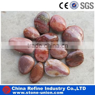 top quality natural red pebble stones