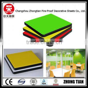 office interior wall cladding panels Decorative High Pressure compact board