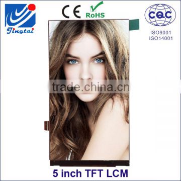 2015 Cheap Price FWVGA TN 5 Inch TFT LCD Module with High Brightness