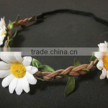 Flower headband party wedding festival Daisy white H177