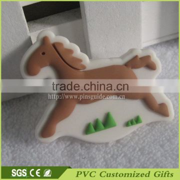 Factory supplier cheap horse shape refrigerator magnet