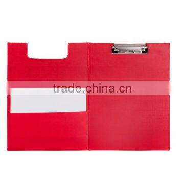 single/double size A4 pvc clip board with pocket