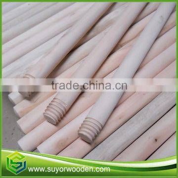 white color smooth natural wooden poles with italian thread