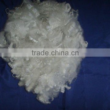 6DX64MM White Hollow siliconized Polyester Staple Fiber