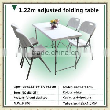 Outdoor plastic portable folding table for Garden/Patio/ /Hunting/Dining room