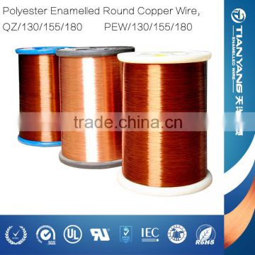 Polyester Enamelled Round Copper Wire, Class 130