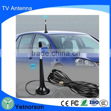 Manufactory Supply Active tv antenna 174-230/470-862MHz Magnetic indoor outdoor car satellite TV antenna