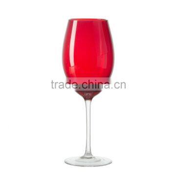 Engraved Colored Wine Glasses