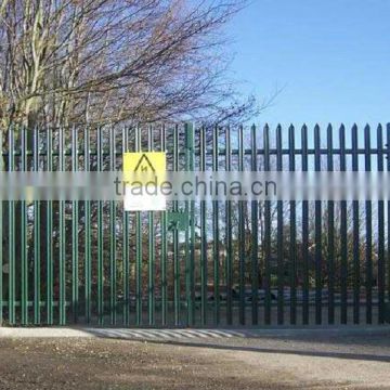 palisade fence with pvc coated(really factory)