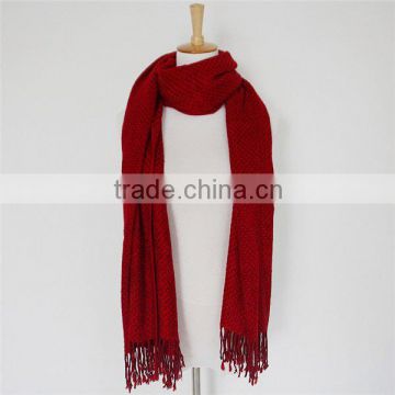 Latest product top sale promotional acrylic scarf tartan check fine workmanship