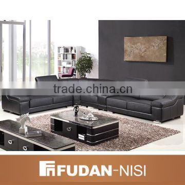 Luxury modern home living room furniture 7 seater fabric corner sofa sets designs and prices
