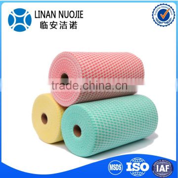 printed kitchen cleaning spunlace non-woven wipes