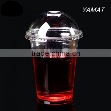 10oz PET Clear Biodegradable Disposable Plastic Beer Cup With Lids For Cold Drink